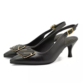 کفش مجلسی زنانه پاشنه‌دار 3 سانت مدل 400344 _ sandal valentino