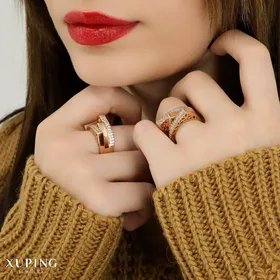 انگشتر نگین‌دار طرح‌طلا ژوپینگ