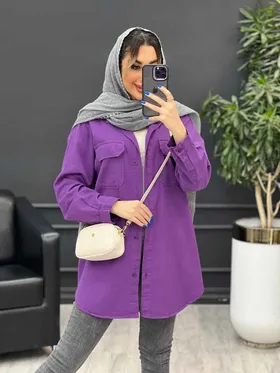 مانتو کتان رنگی غزل