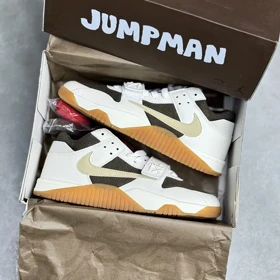 کفش نایک تراویس اسکات جامپ من موکا Nike Travis Scott Jumpman Mocha