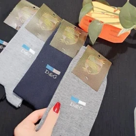 جوراب مردانه ساق بلند پک 12 تایی اقتصادی کارمندان دولت و کارگران