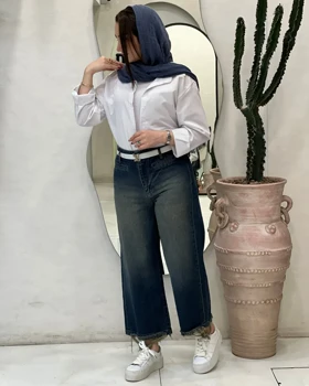 شلوار واید لگ جین