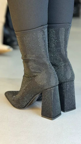 690 - نیم بوت استرج تمام نگینی690