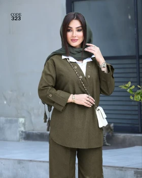 ست دوتیکه تونیک شلوار زنانه کد 323 (اصالت ضمانت)