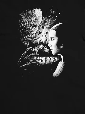 تیشرت استرنجر تینگز | تیشرت Stranger Things طرح x Kyle Lambert Unisex Premium Tee [Black] کد 108836