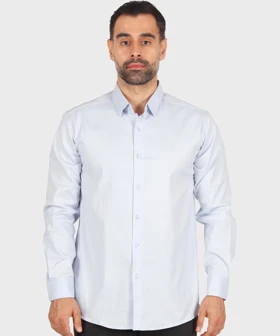 پیراهن مردانه آستین بلند بافت میله ای 0387