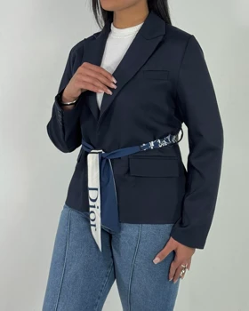 کت بند اسکارف کد 100163 (سرمه اى)