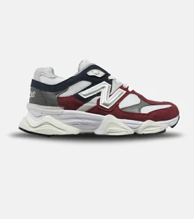 کفش کتانی زنانه زرشکی سفید طوسی NEW BALANCE 9060