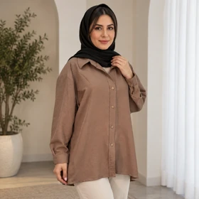شومیز شبنم موکا