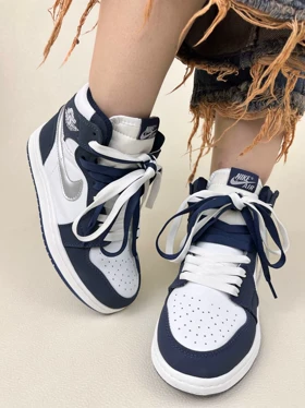 کتانی ونس ساق‌دار زنانه جردن وان مدل فرانسه jordan 1 nike france کد 912