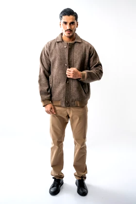 کت فوتر یقه شکاری مردانه