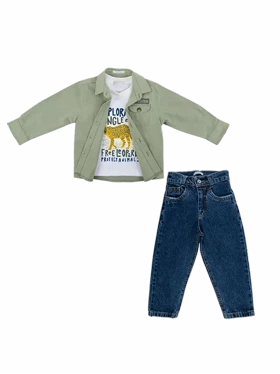 ست سه تیکه پسرانه جاستیفای Justify کد 35542