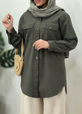 مانتو مداد رنگی پسته (کد 3140)