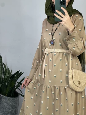 پیراهن مانتویی لاله