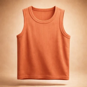 تنگ تاپ رنگ آجری فری سایز گرماژ بالا کیفیت عالی مناسب سایز L و XL