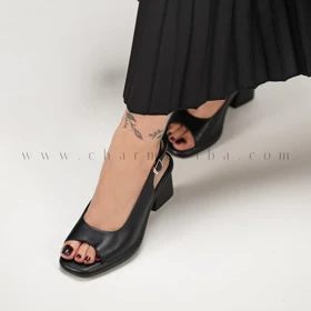 کفش چرم مجلسی زنانه CODE:841