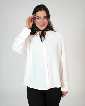 شومیز سفید بیسیک کد 516 (511)