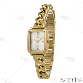 ساعت داتیس زنانه بند کارتیری صفحه سفید مهندسی 107225