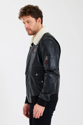 کت و کاپشن مردانه nero-leather-fur nero-leather-fur