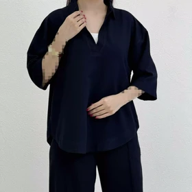 ست تونیک و شلوار زنانه لینن