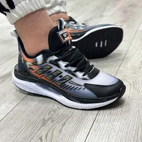 کتانی اسپرت مردانه مدل ADIDAS آدیداس رنگ نارنجی مشکی