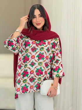 شومیز جلو بسته گلناز