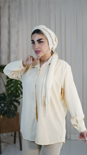 شومیز جلو دکمه کد 1131