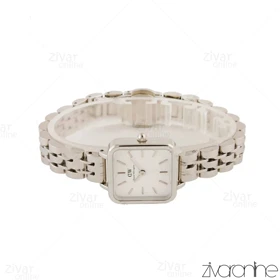 ساعت دنیل ولینگتون زنانه مربعی نقره ای 104476