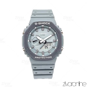 ساعت جی شاک GA-2100 مردانه تمام طوسی 105961