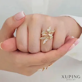 انگشتر پروانه صدفی ژوپینگ کد 603