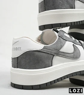 کفش کتانی مردانه سفید طوسی نایک NIKE SB
