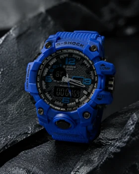 ساعت مچی کاسیو جیشاک GA-B001 آبی کاربنی شیشه ای Casio-5962-G