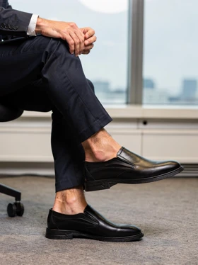 کفش مردانه بزرگ پا رسمی اداری مجلسی چرم طبیعی