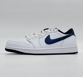 کفش نایک ایر جردن وان لو متالیک ناوی NIKE AIR JORDAN 1 LOW METALLIC NAVY کد 222