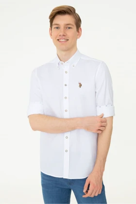 پیراهن سفید مردانه G081SZ004.000.1362109