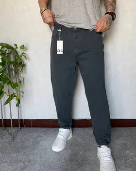 شلوار کتان ZARA رنگ طوسی
