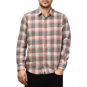 پیراهن آستین بلند پشمی مردانه مدل 61038101