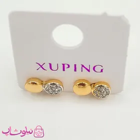 گوشواره زنانه میخی نگین‌دار ژوپینگ