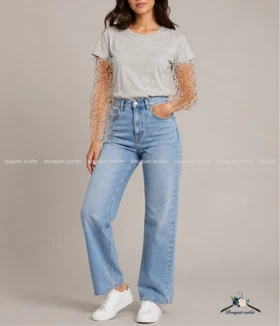 تیشرت طوسی روشن H&M