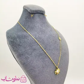 گردنبند دخترانه ظریف طرح خورشید