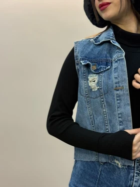 وست کوتاه جین