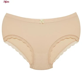 شورت زنانه مدل سیملس لبه گیپوری کرم کد 4970