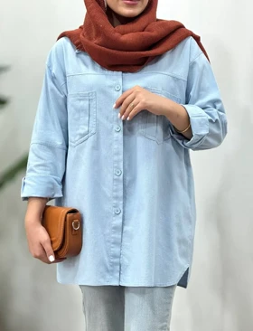 مانتو کتان کاغذی هونیا