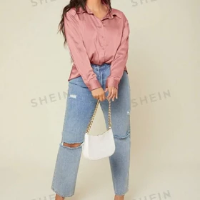 شومیز زنانه ساتن زارا مجلسی