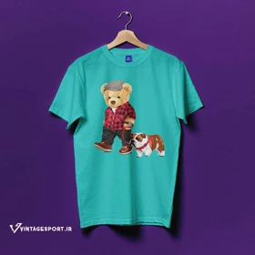 تیشرت تدی طرح تدی و سگش