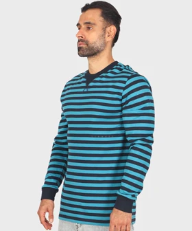 تیشرت آستین بلند رینگر و یقه گرد 1746