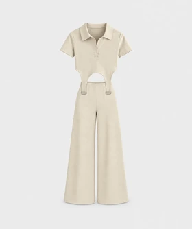 ست پولوکراپ و شلوار واید Zara236