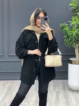 مانتو کبریتی دو جیب
