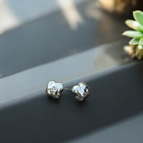 گوشواره آیینه ای گل کد 3337008