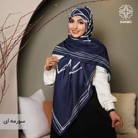 روسری نخ پنبه رزا